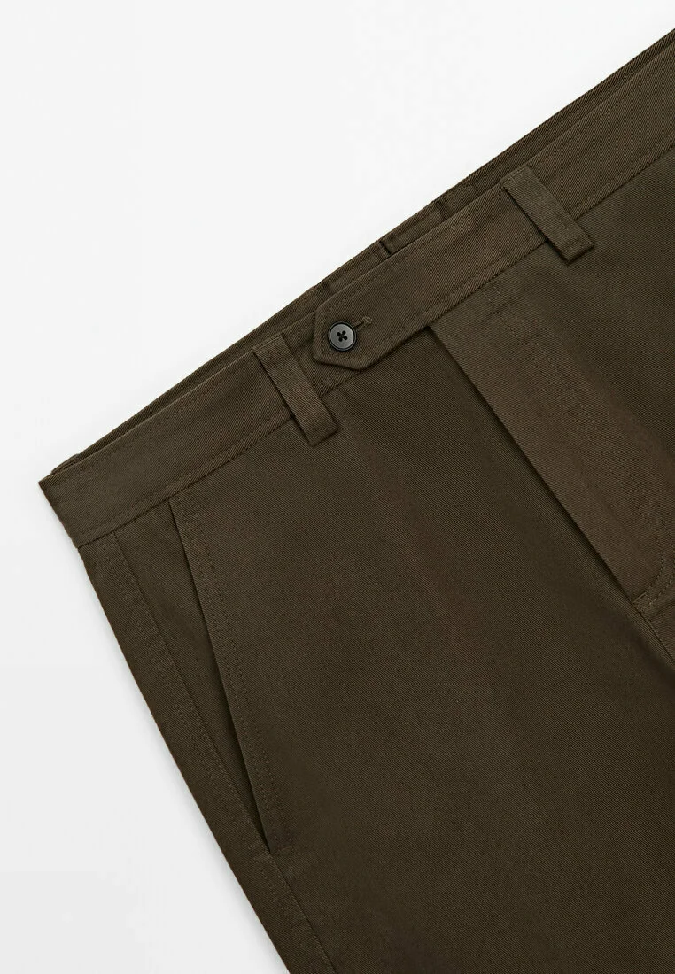 Massimo Dutti STUDIO WIDE FIT - Pantalones