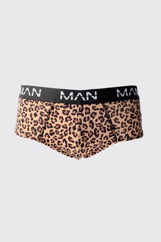 Man Unterhose mit Leopardenprint