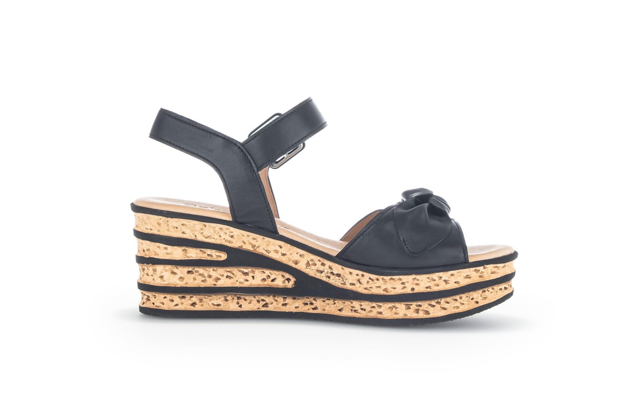 GABOR Komfort Sandalen schwarz