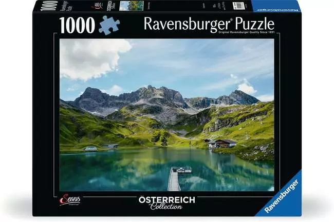 Puzzle 1000 Teile - Zürser See in Vorarlberg