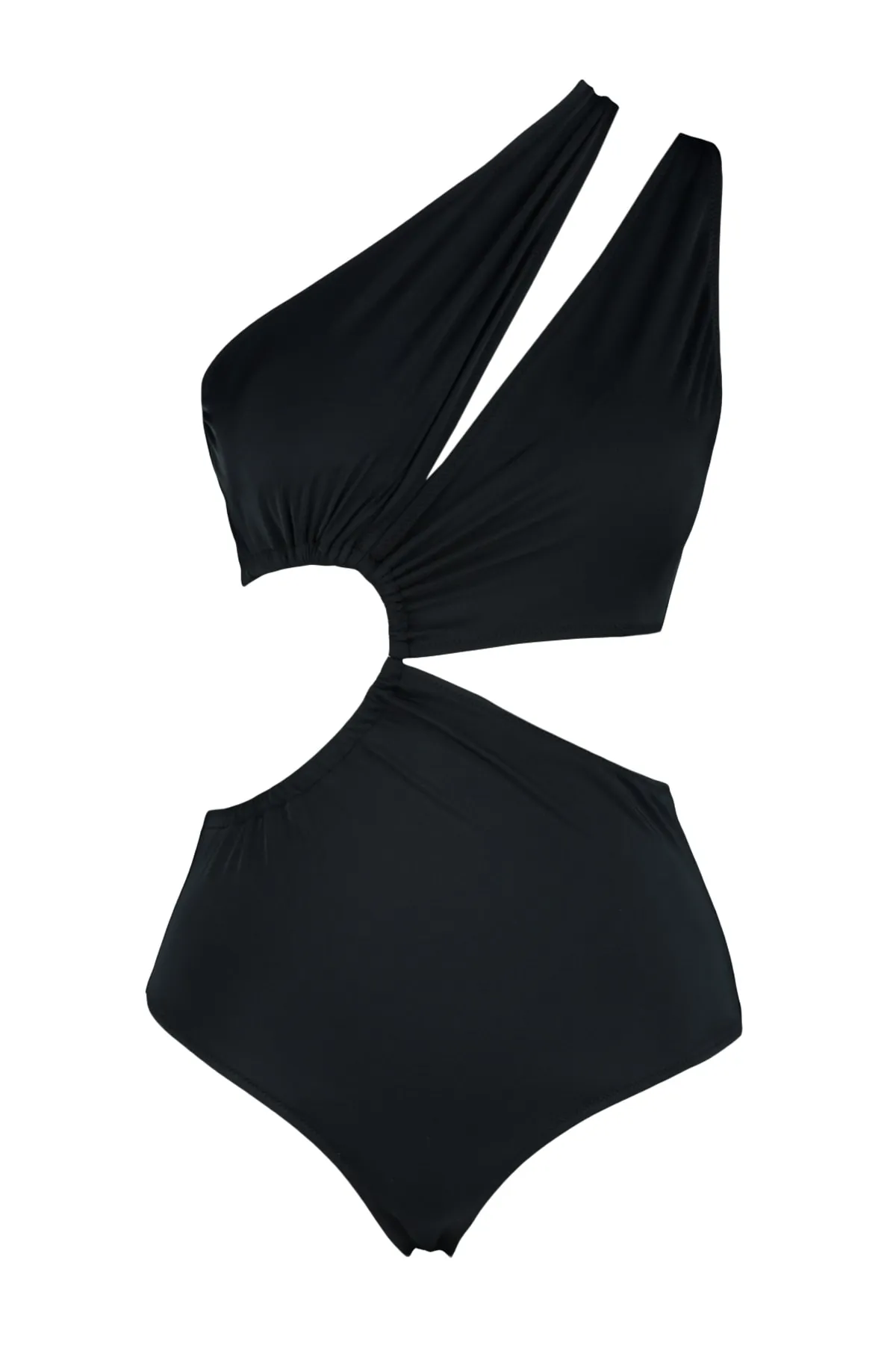 Trendyol Collection  Schwarzer Single Shoulder Tunnel Regular Mayokini TBESS23MA00206