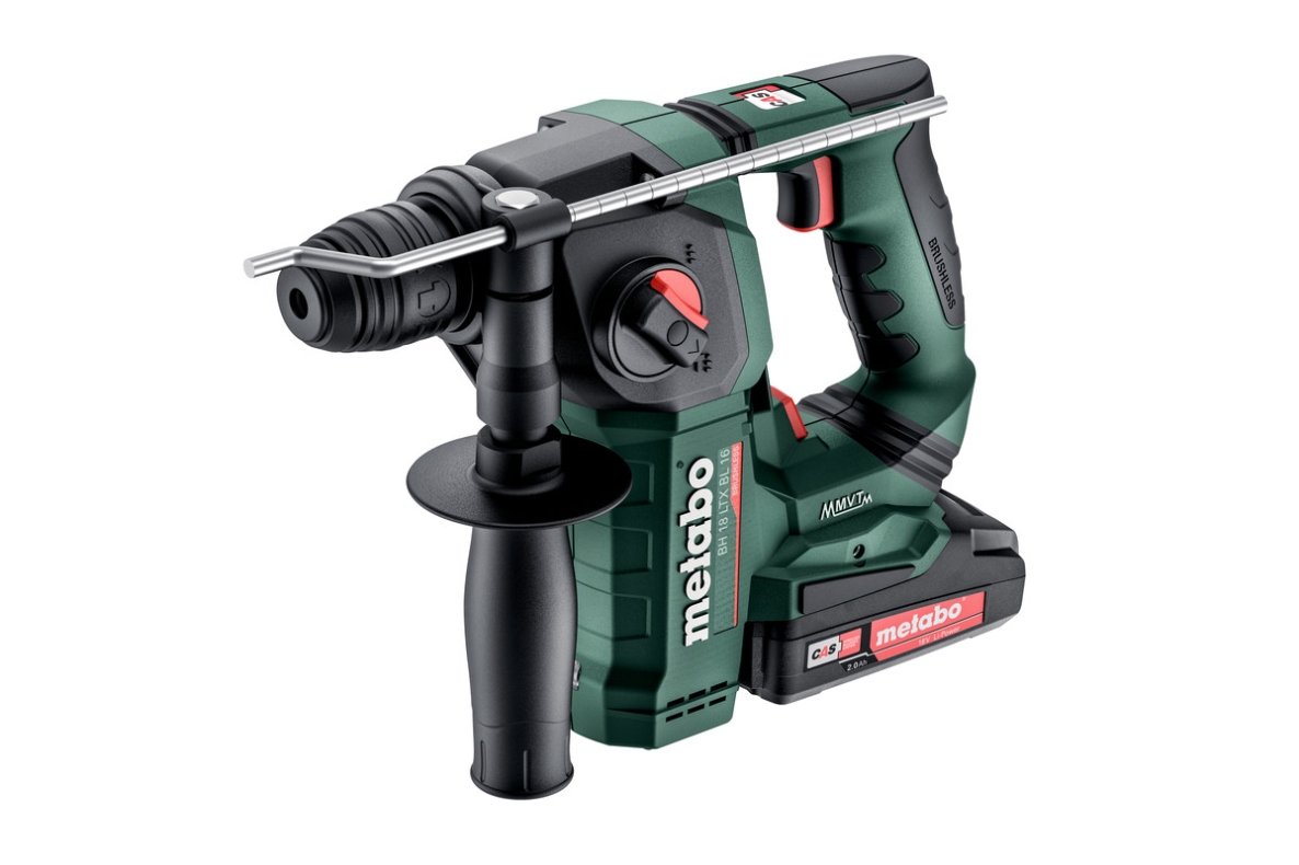 Metabo 600324500 BH 18 LTX BL 16 Mașină de găurit combinată cu acumulator SDS-Plus 18V 2,0Ah Li-Ion în cutie Metabo 600324500