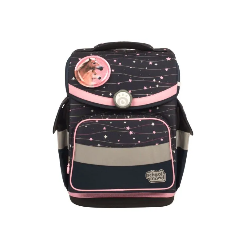 School Mood Timeless 7-teiliges Schulranzen-Set - Ella (Pony)