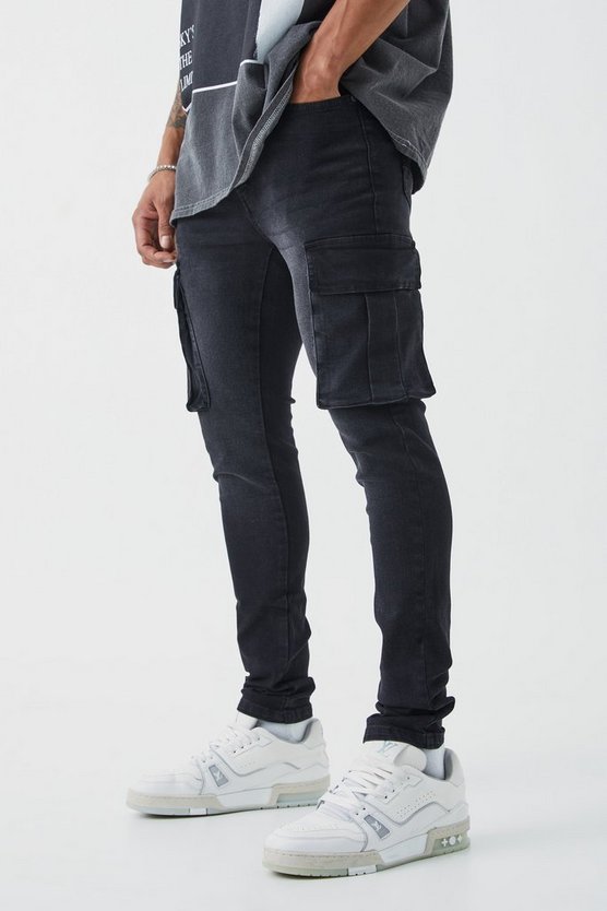 Super Skinny Cargo-Jeans