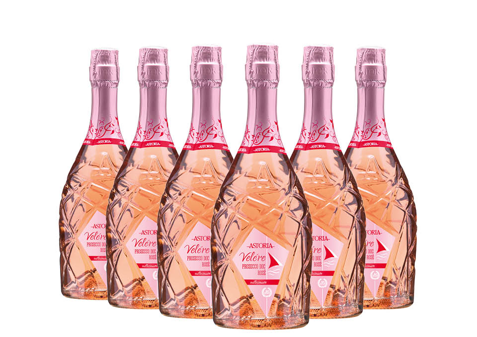 Prosecco Extra Dry Rosé DOC Velére 2022 Astoria 6 bouteilles de 0,75 ℓ