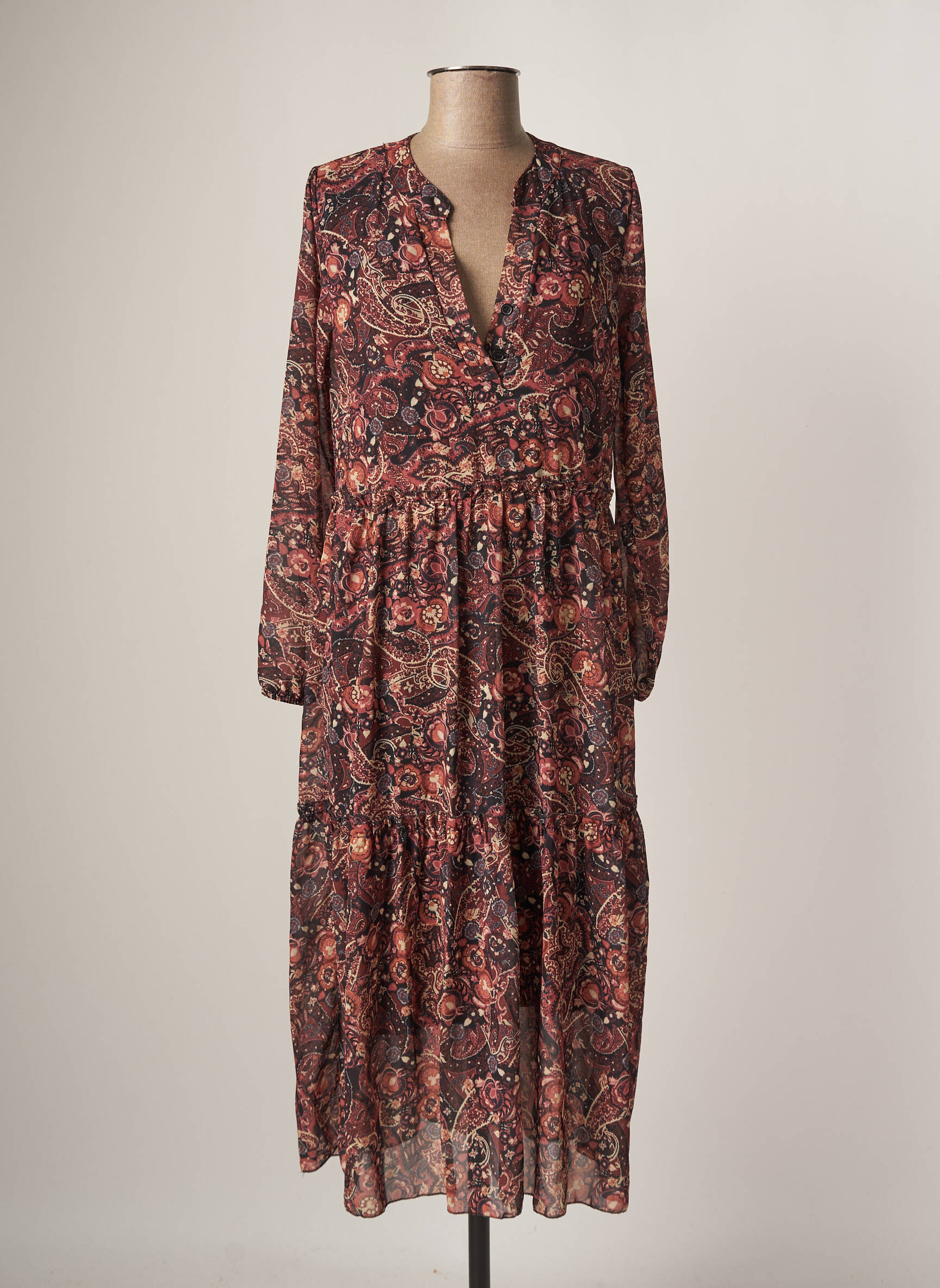 Hailys Ensembles Robe Femme couleur orange