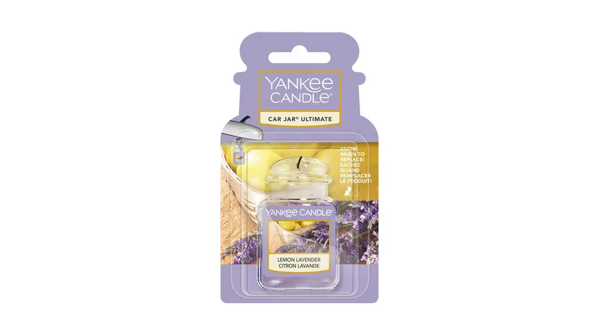 Yankee Candle Car Jar Ultimate Lemon Lavender violett