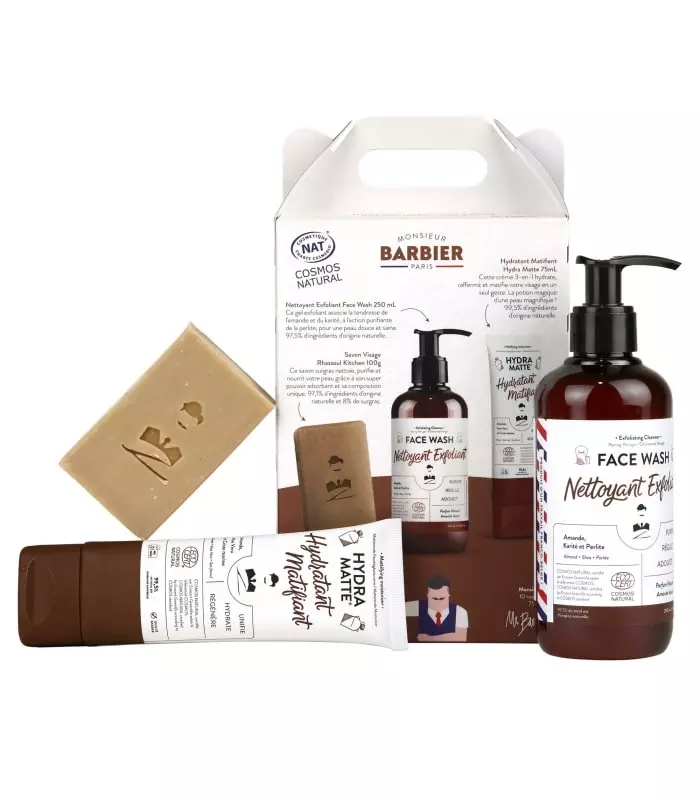 HAPPY FACE Coffret Cadeau Soin Visage pour hommes