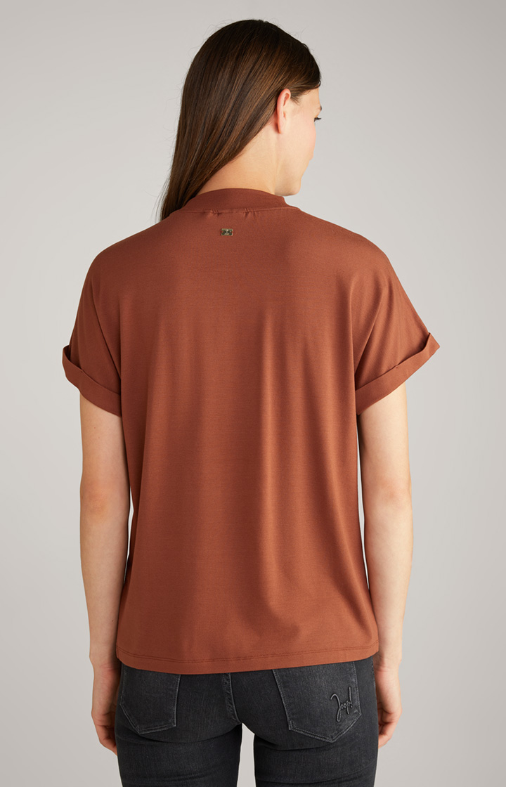 T-Shirt in Kupferbraun