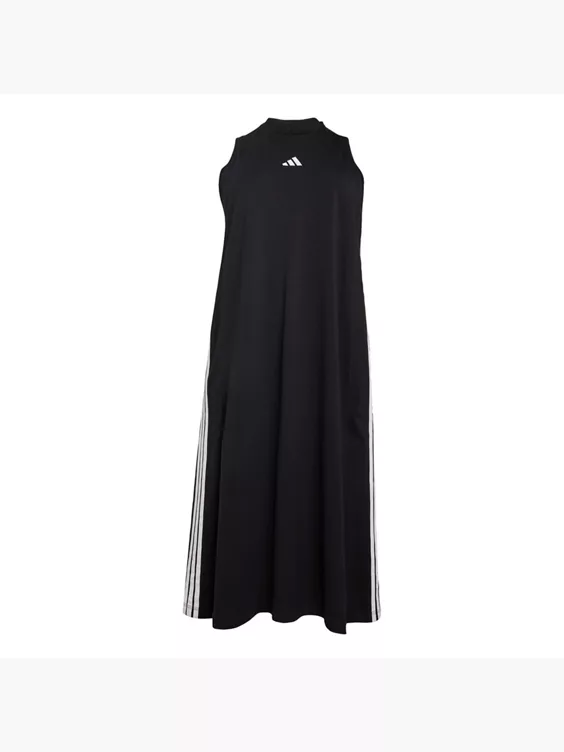 adidas Essentials 3-Streifen Long Racerback Kleid – Große Größen