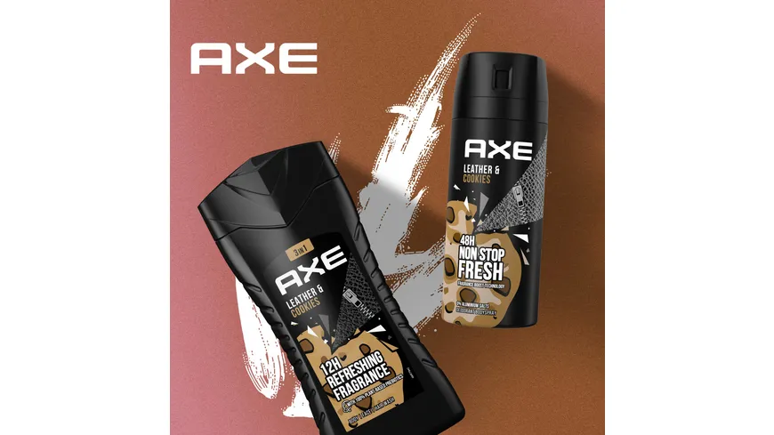 AXE Bodyspray Collision Leather & Cookies ohne Aluminiumsalze 150 ml