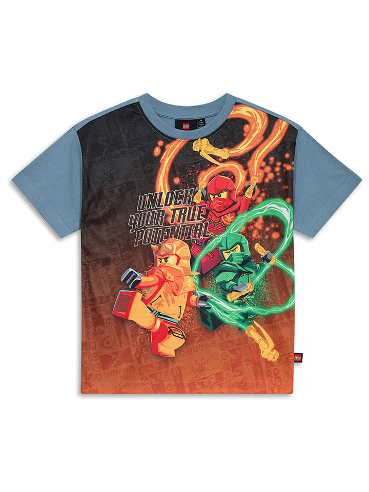 LEGO Shirt in Blau/ Orange günstig kaufen
