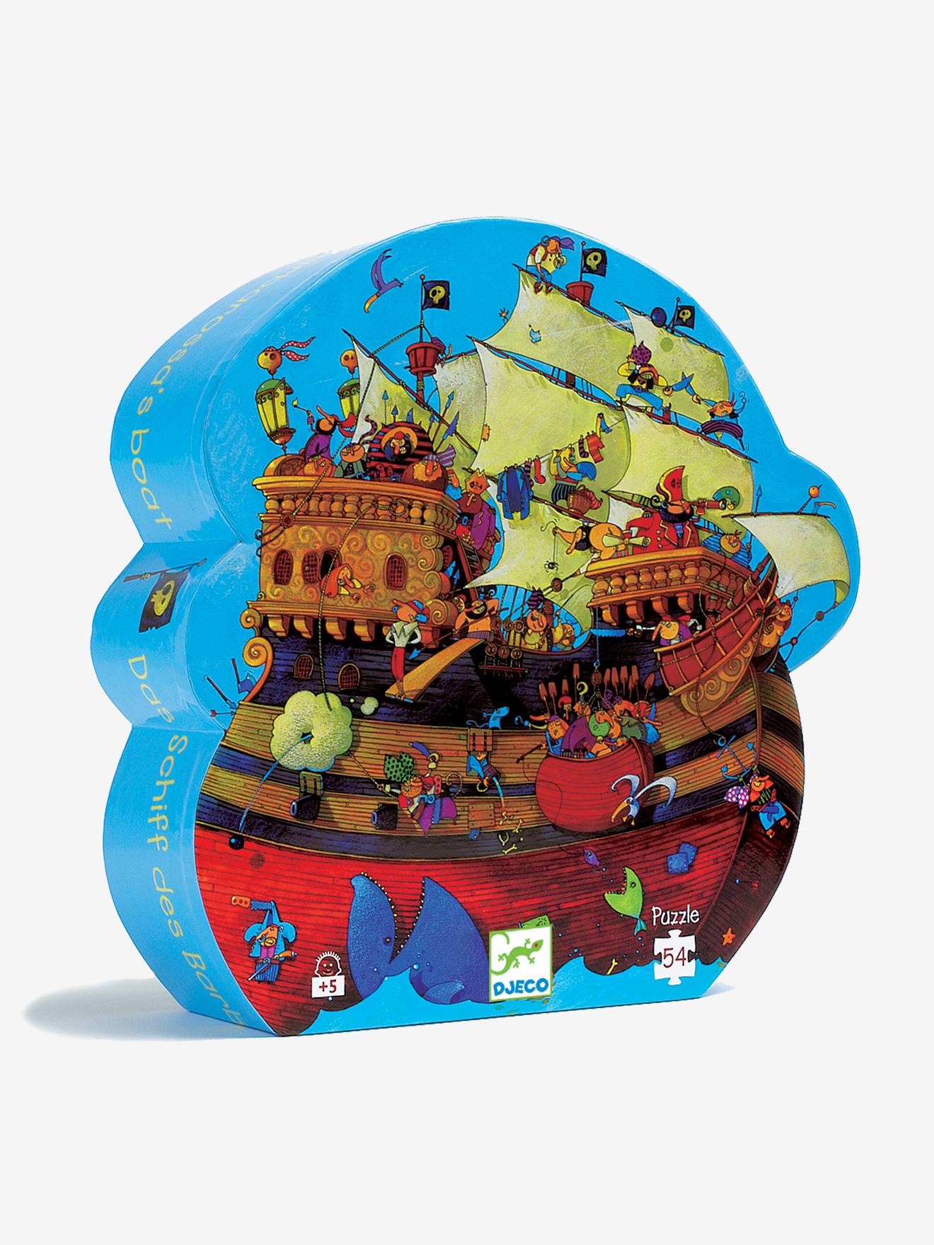Puzzle Le bateau de Barberousse 54 pièces DJECO multicolore