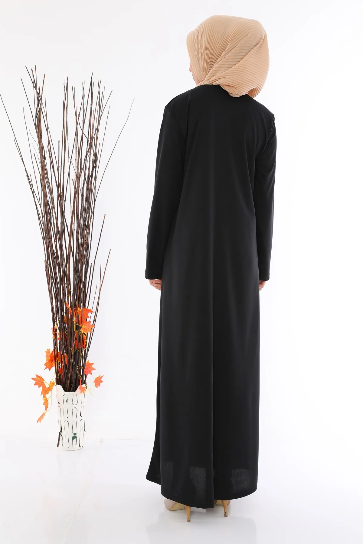 medipek  Damen-Gebetskleid Abaya mit Reißverschluss