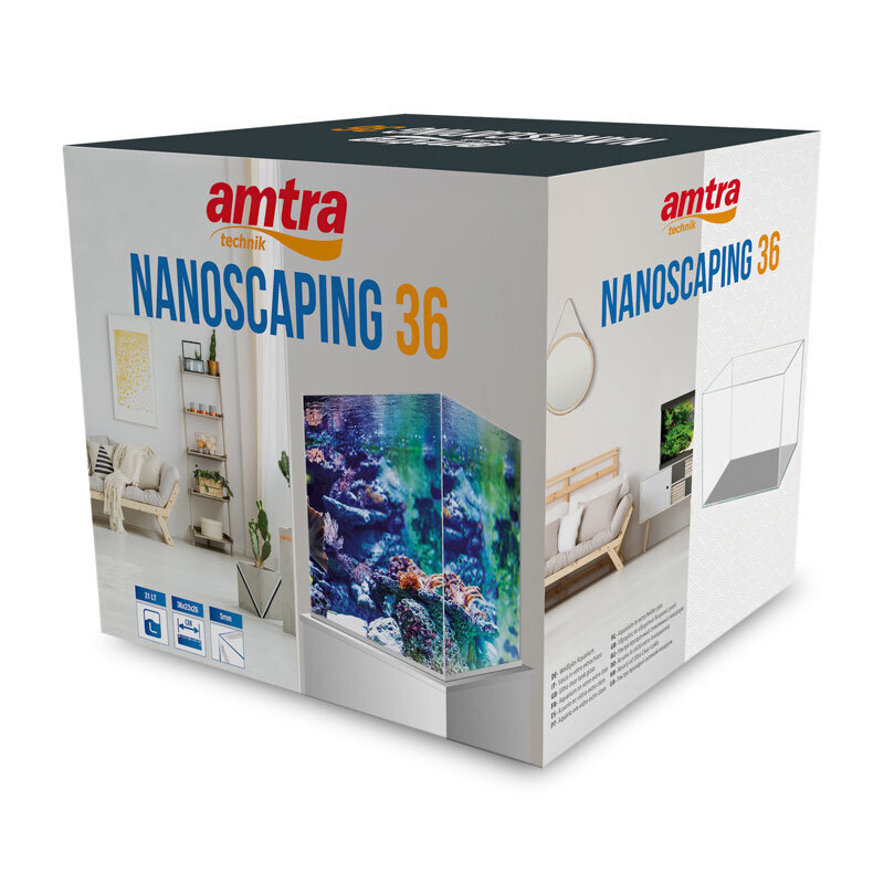 Amtra Nano-Aquarien Amtra Nanoscaping Weisglassbecken 20 l