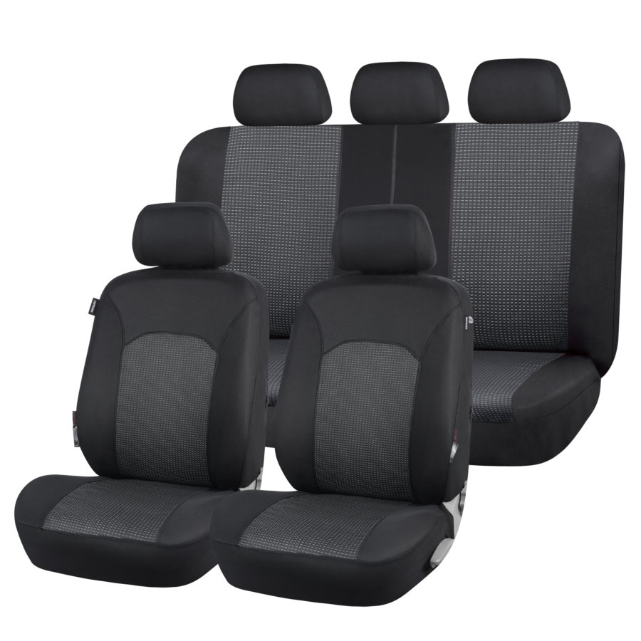 NORAUTO Sitzbezug-Komplettset 11-teilig für PKW´s, Design MERCURY  - ATU
