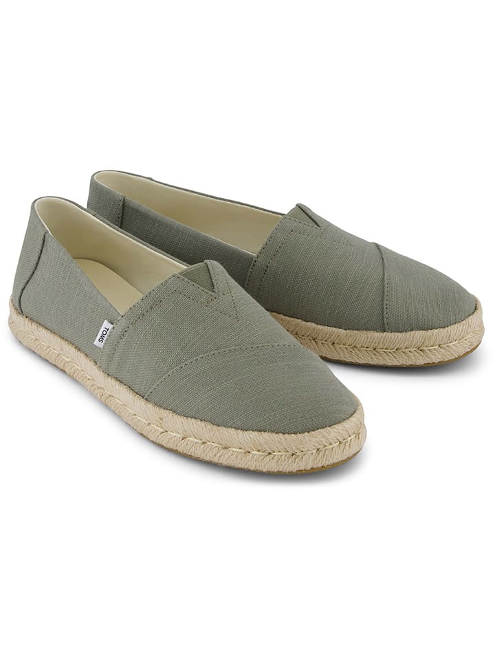 TOMS Espadrilles in Khaki günstig kaufen