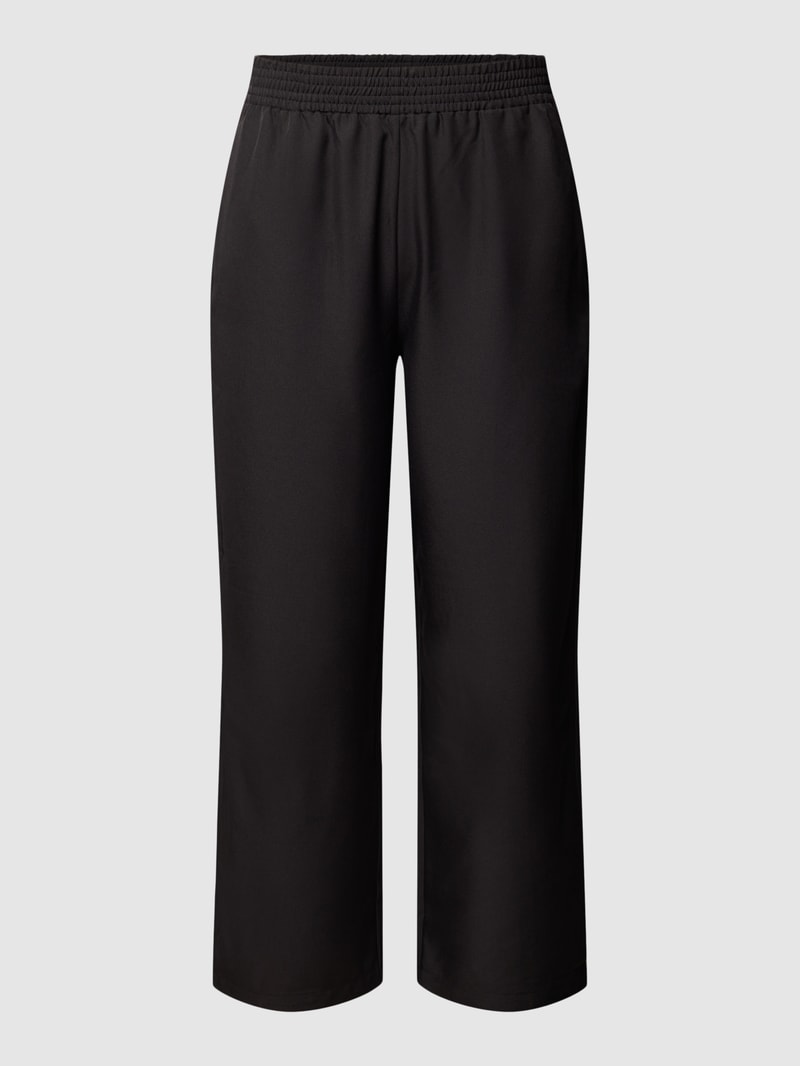 PLUS SIZE Sweatpants mit elastischem Bund Modell 'CARTHEA' in schwarz