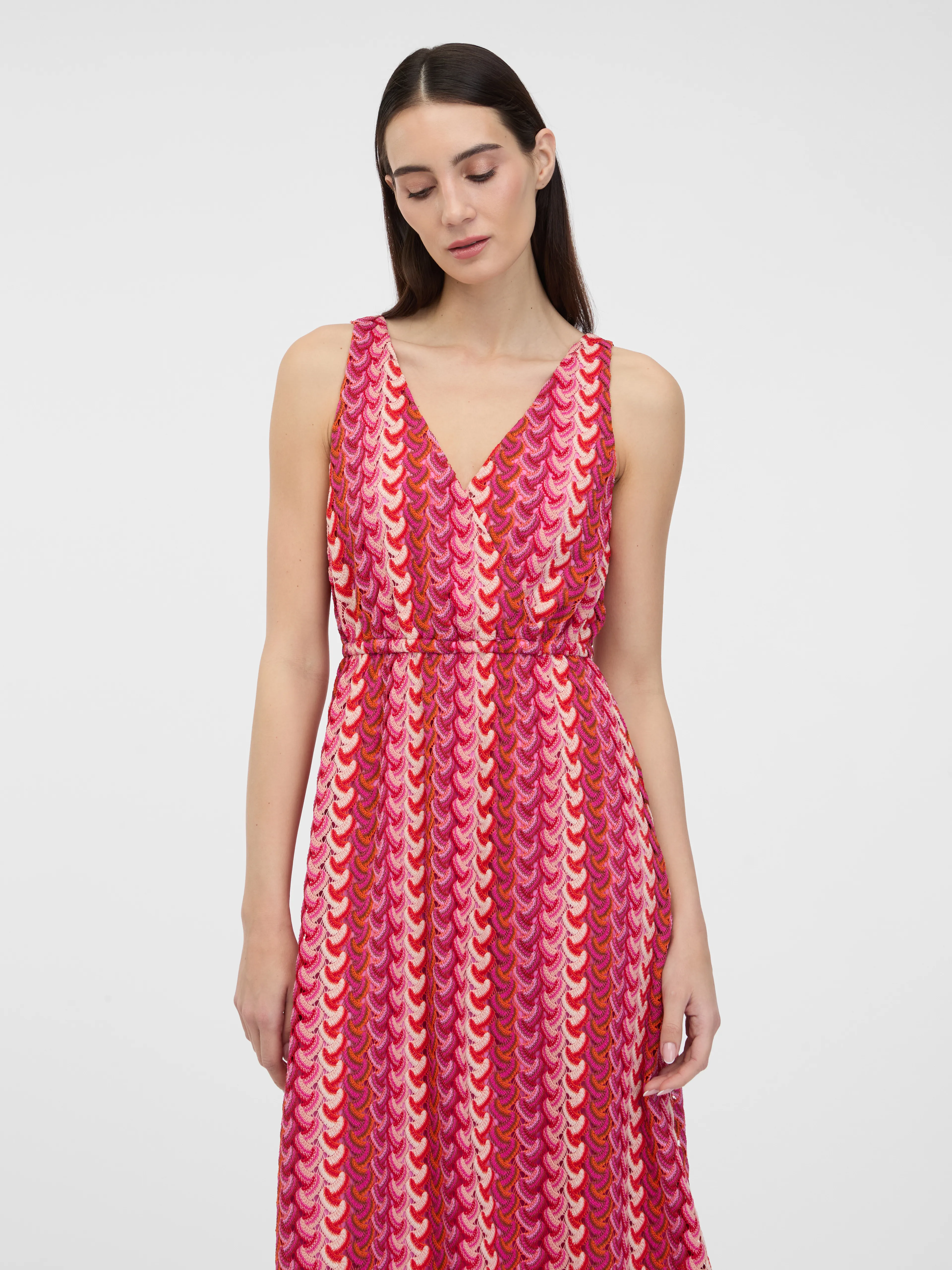 Dunkelrosa Damen Midikleid ORSAY