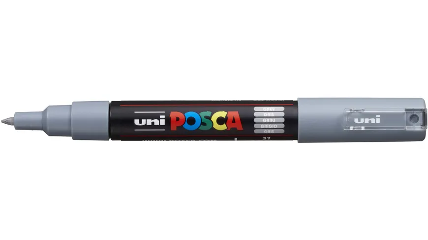 FABER-CASTELL  Marker UNI POSCA PC-1MC grau grau