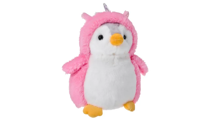 Müller - Toy Place -  Plüschtier Pinguin Einhorn, 19 cm