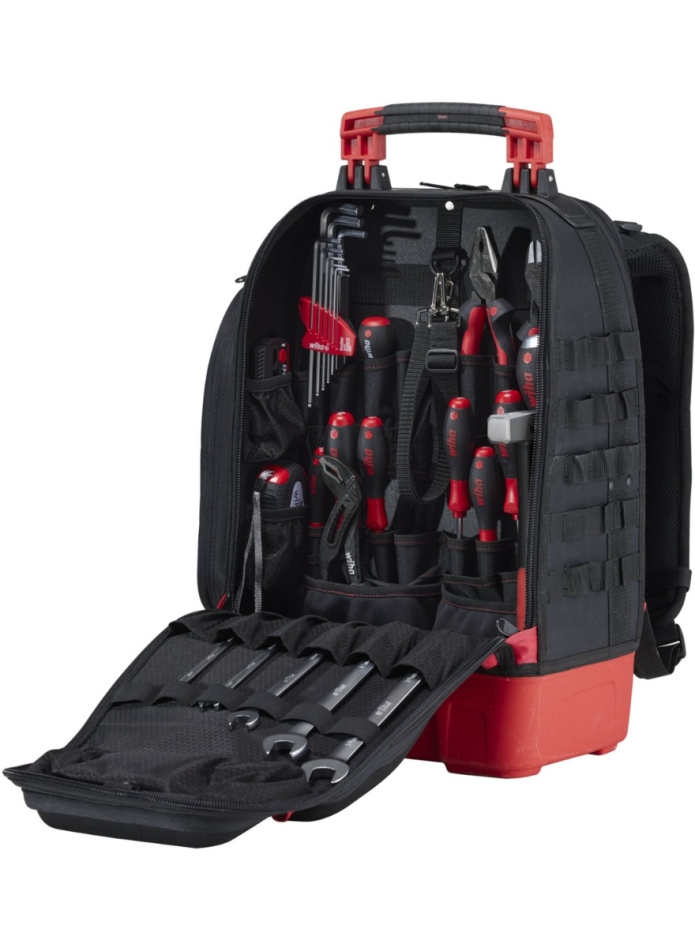 Wiha 45529 Mechaniker-Werkzeugrucksack, 43-teilig