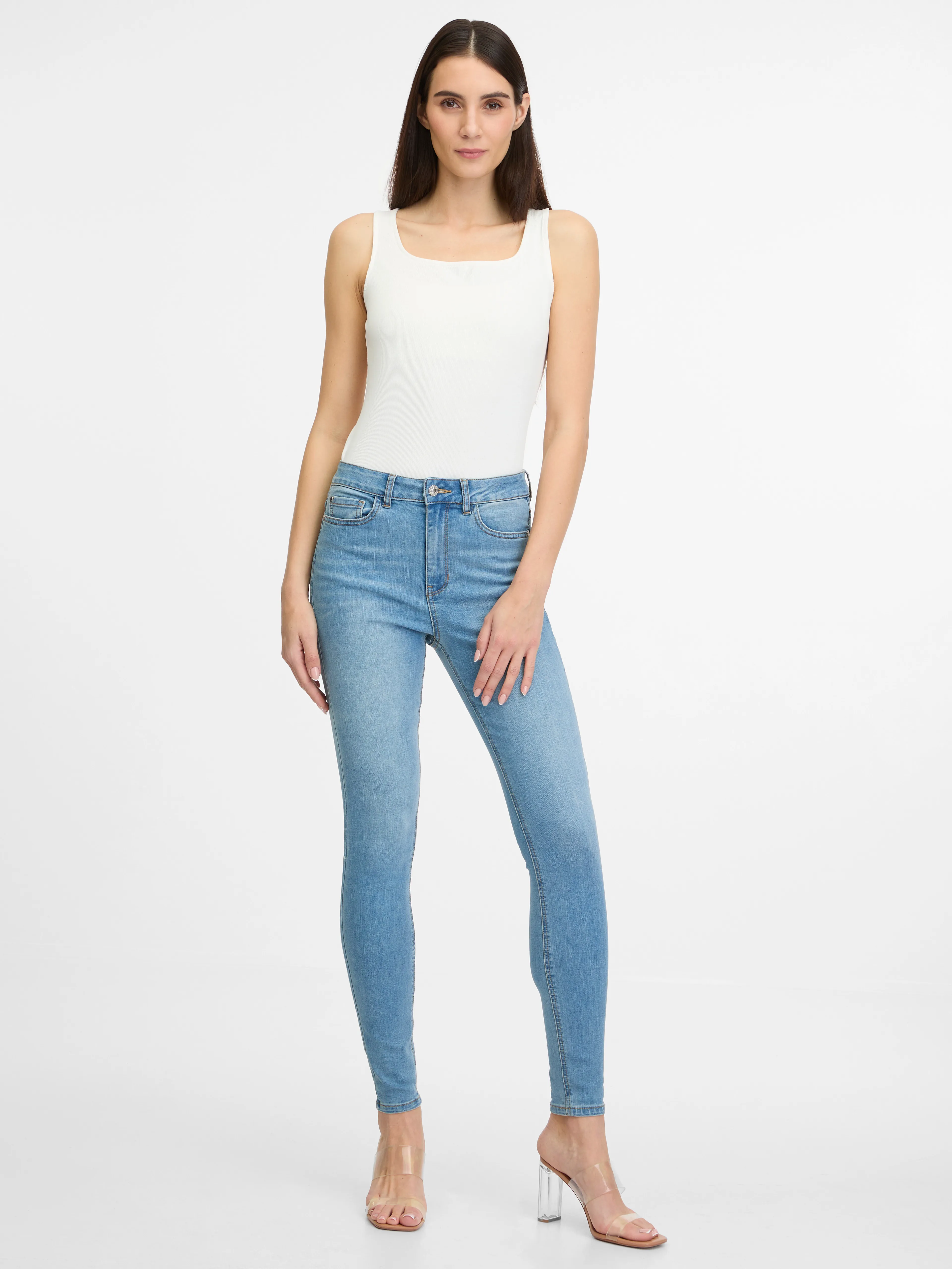 Weißes Damen-Tank-Top ORSAY