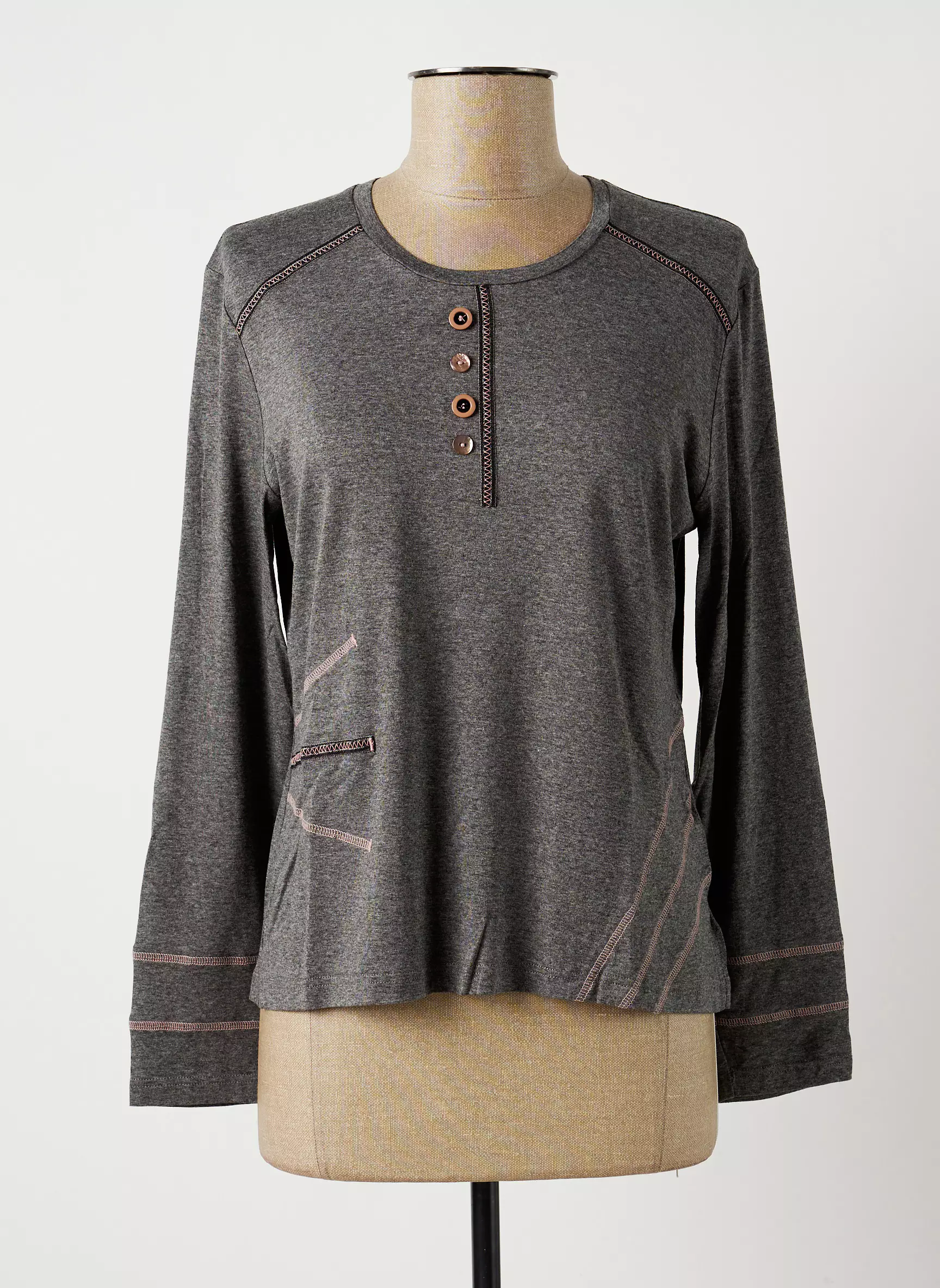 France Rivoire Tshirts Femme couleur gris