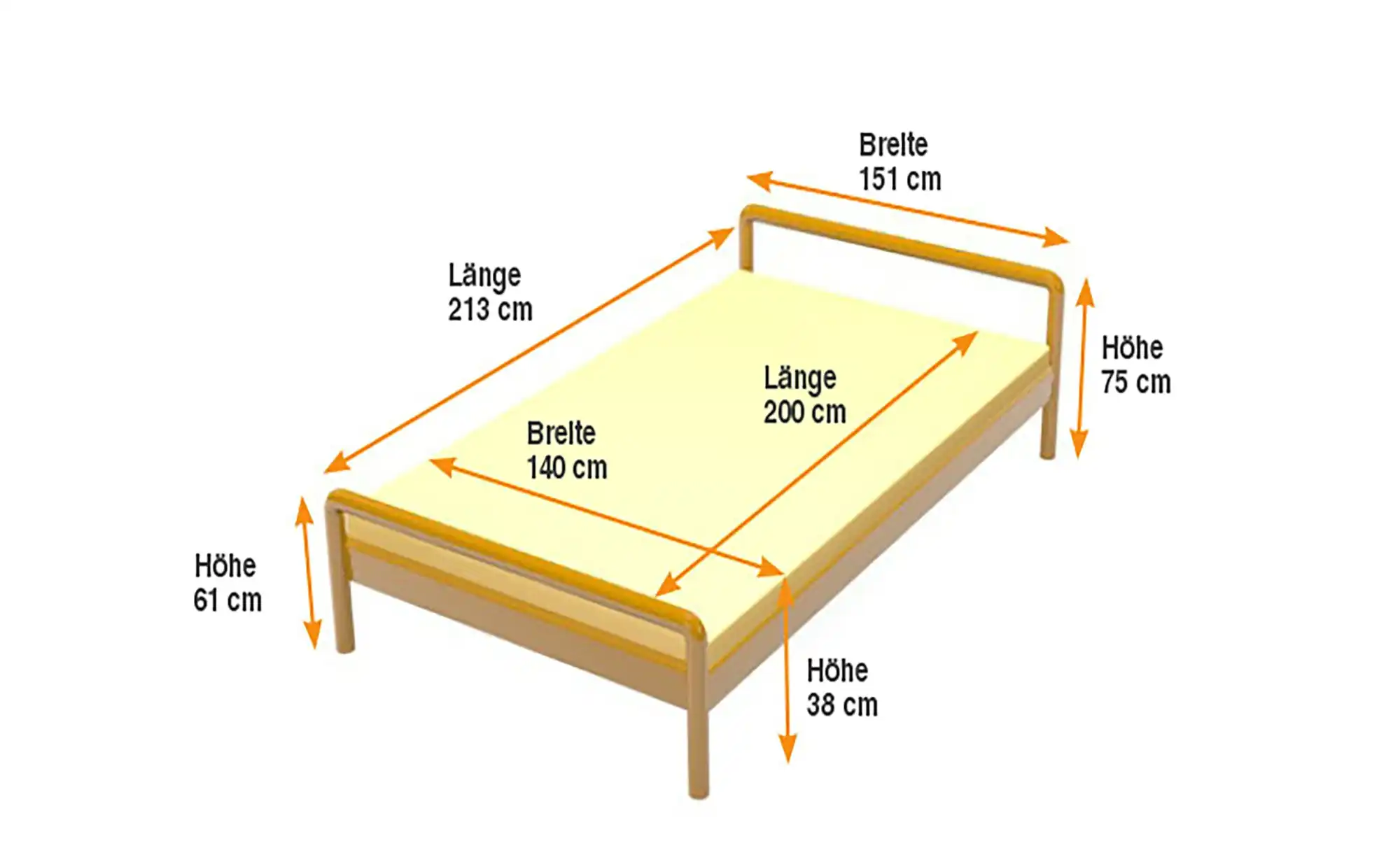 Metallbett