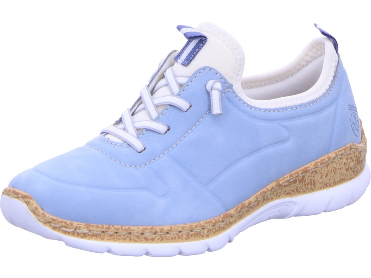 RIEKER Sportliche Slipper blau