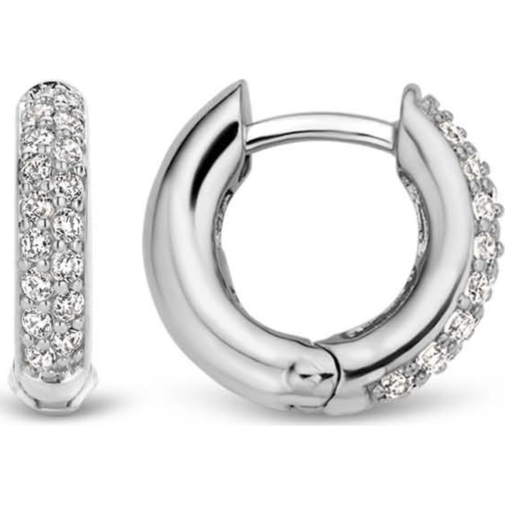 TI SENTO - Milano Créoles 925 Argent Boucles d'oreilles
