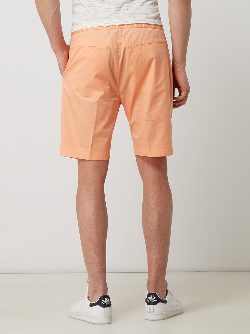 Shorts mit Tunnelzug Modell 'Ginzou' in apricot
