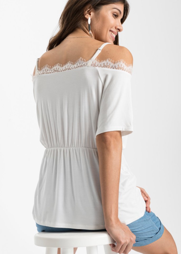 Shirt mit Spitze