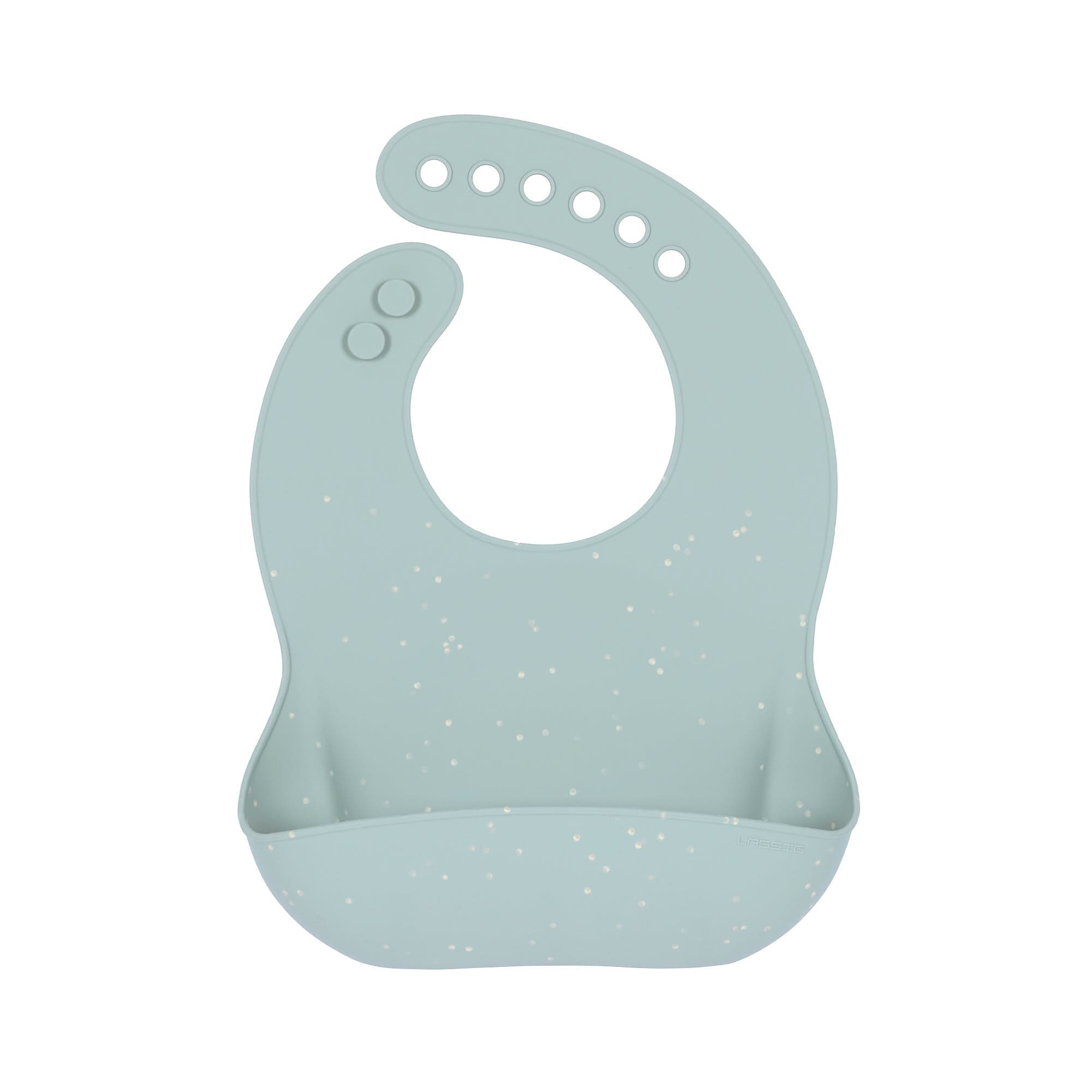 Silikon Lätzchen (2 Stk), Blau Beige