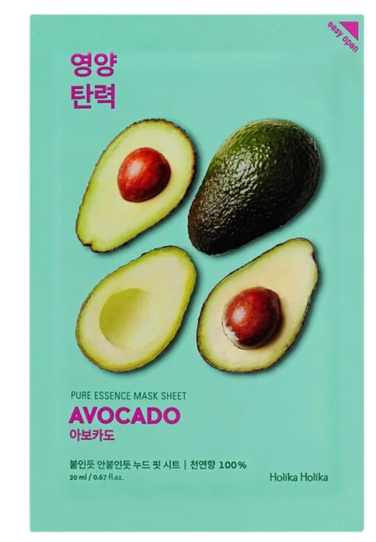 Holika Holika Pure Essence Mask Sheet Avocado Ansigtsmaske