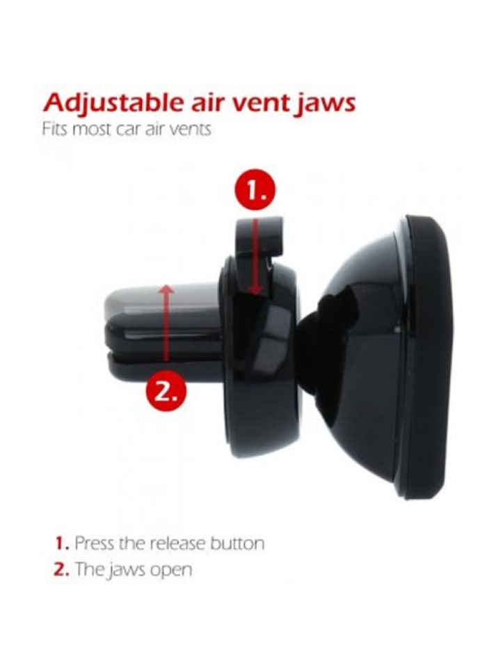 Swissten Universal Auto-Lüftungshalter mit Magnet Flexibel für Ihre Geräte in schwarz günstig kaufen 20 cm