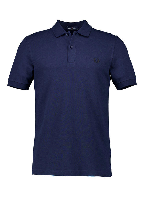 Fred Perry, Polo-Shirt, Baumwoll-Piqué, dunkelblau