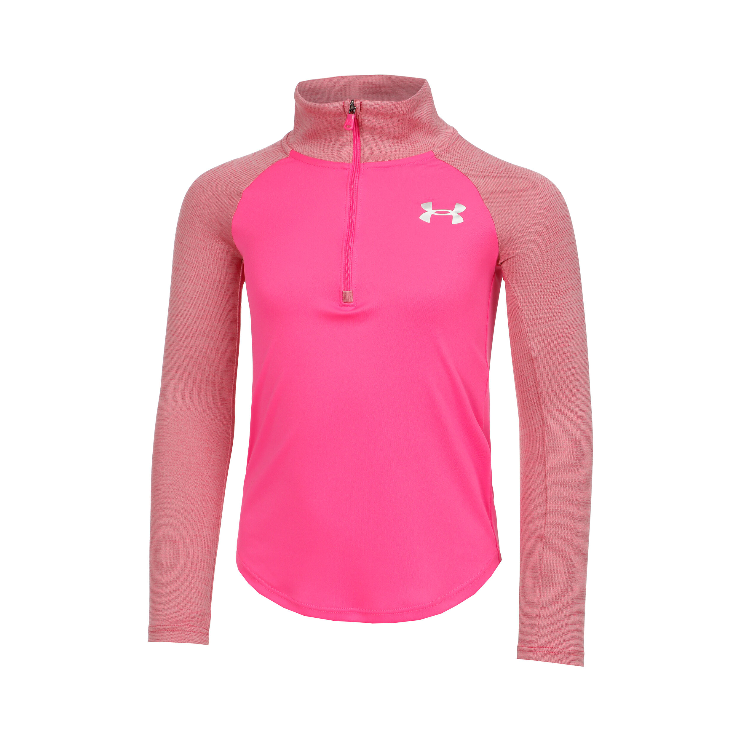 Tech Graphic Half-Zip Longsleeve Mädchen - Pink