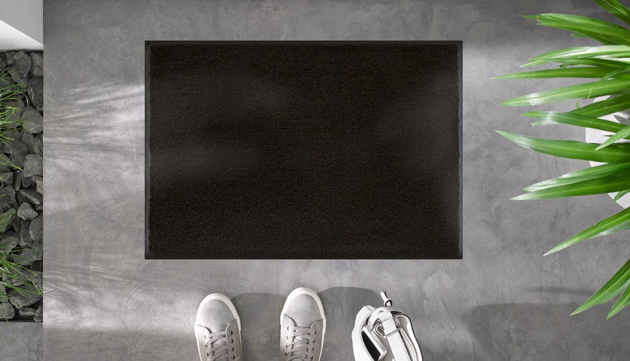 Fuma Rutschfeste Fußmatte Raven Black 60 x 40 cm