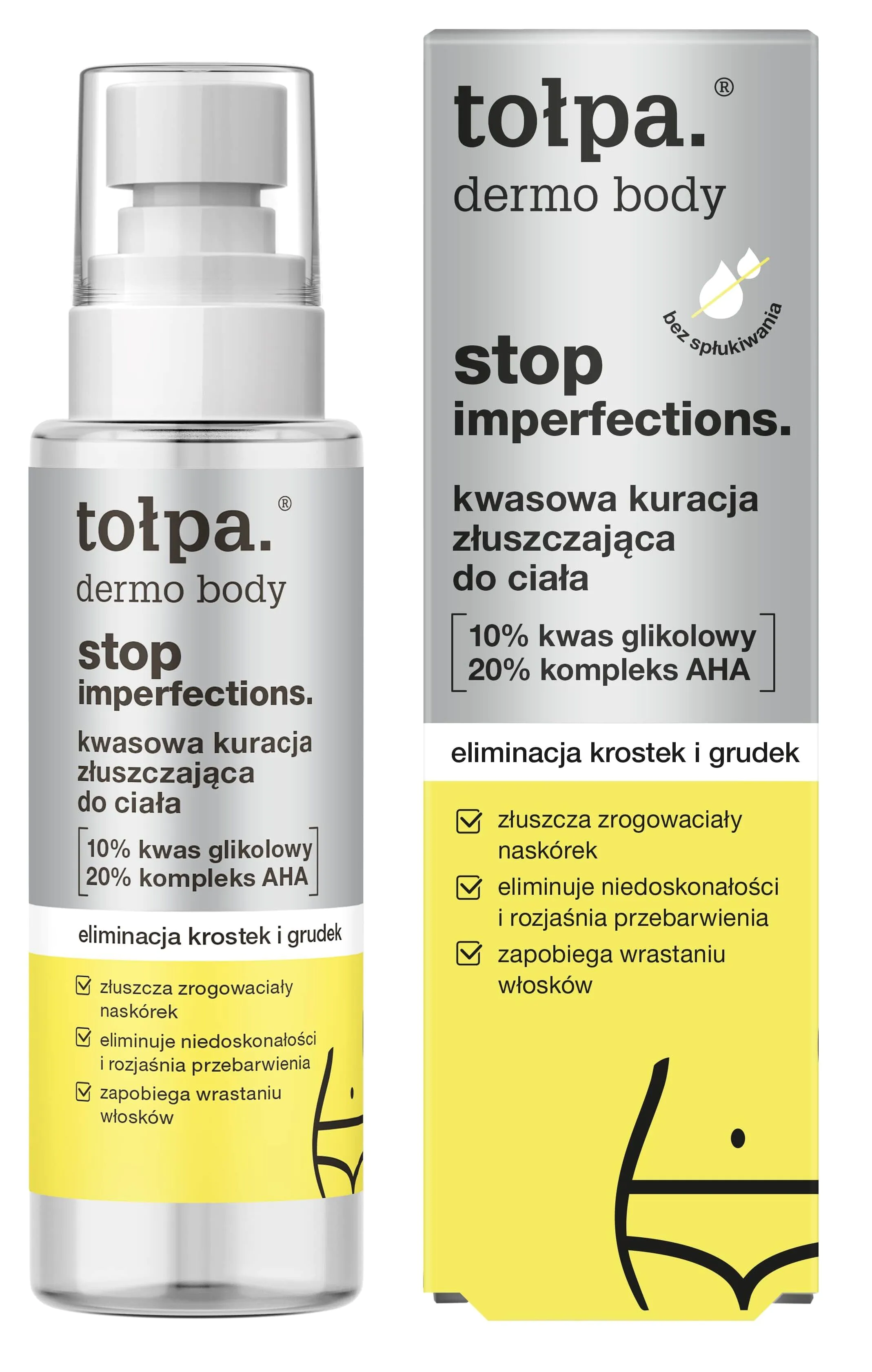 Tołpa Dermo Body Stop Imperfections rūgštinis šveitiklis su 30 % rūgščių