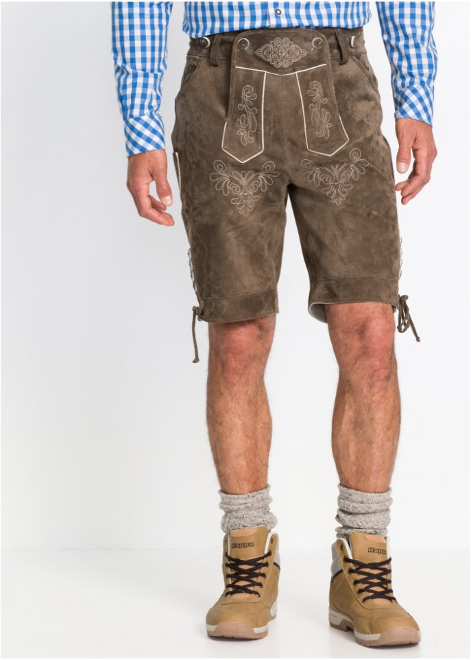 Kurze Trachtenlederhose, Regular Fit