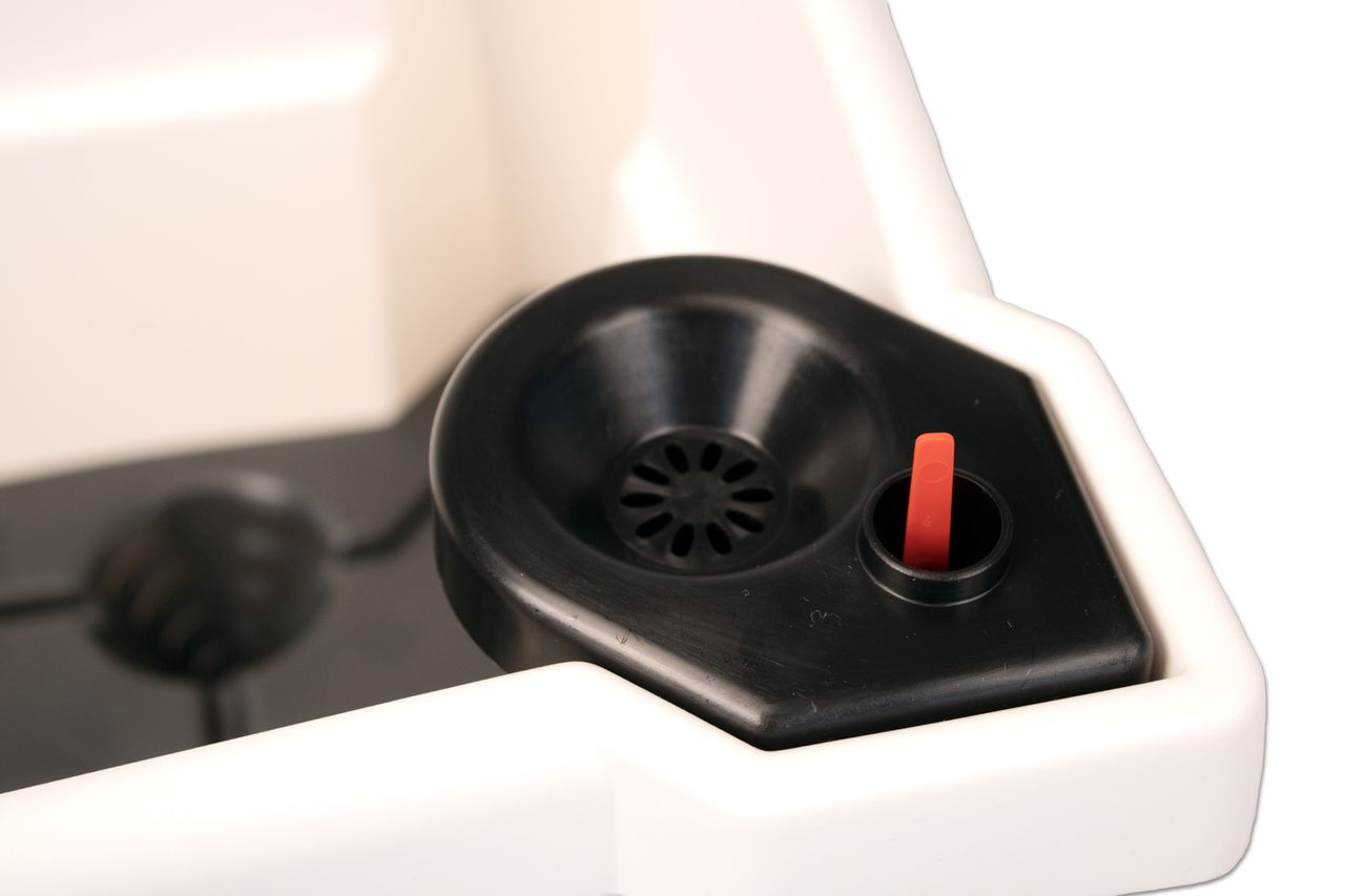 KHW KHW Calypso Pflanzkasten, weiß, auf Rollen mit Bewässerungssystem, modulares Spalier