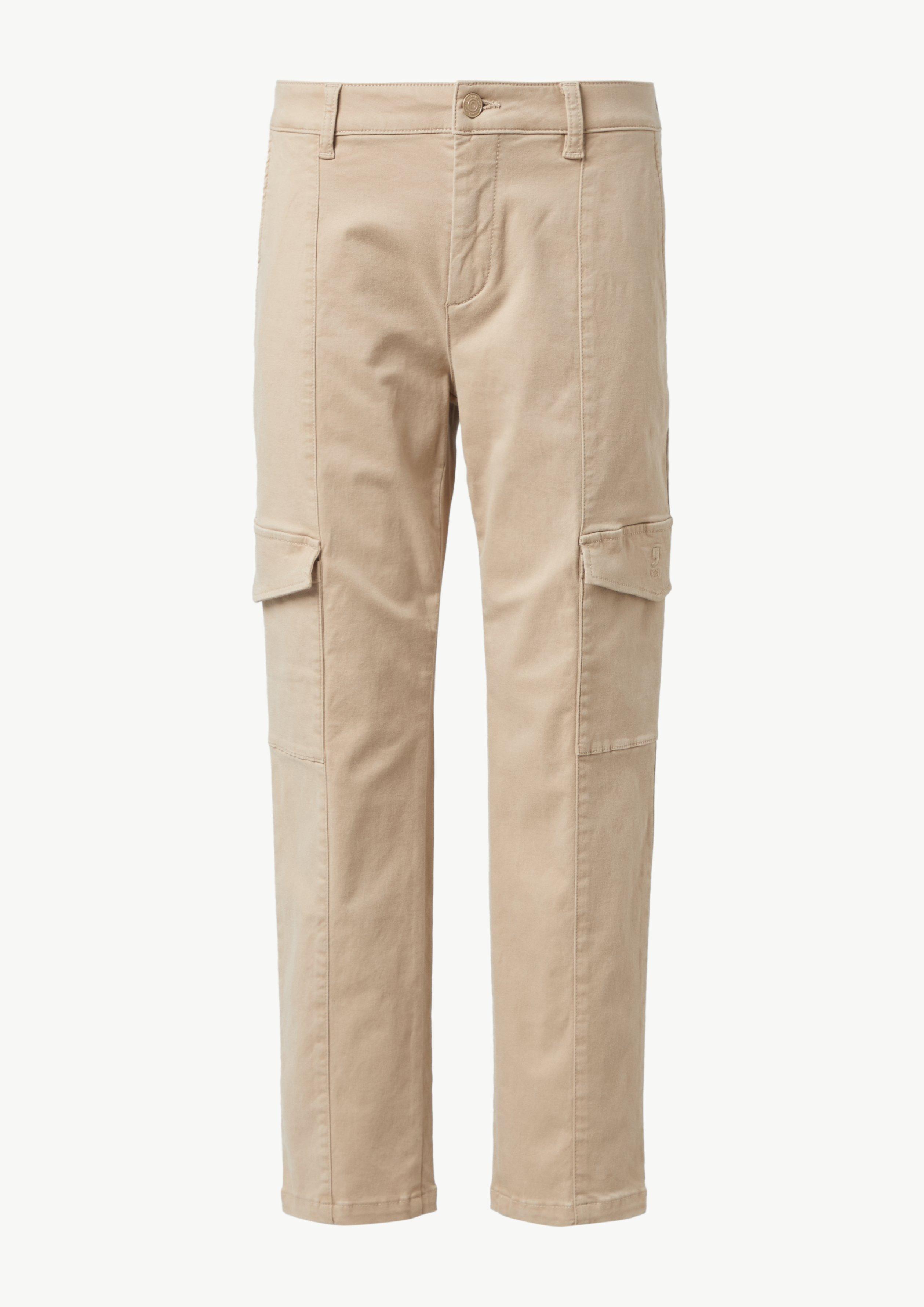 Cargohose mit schmal zulaufendem Bein - sandstein