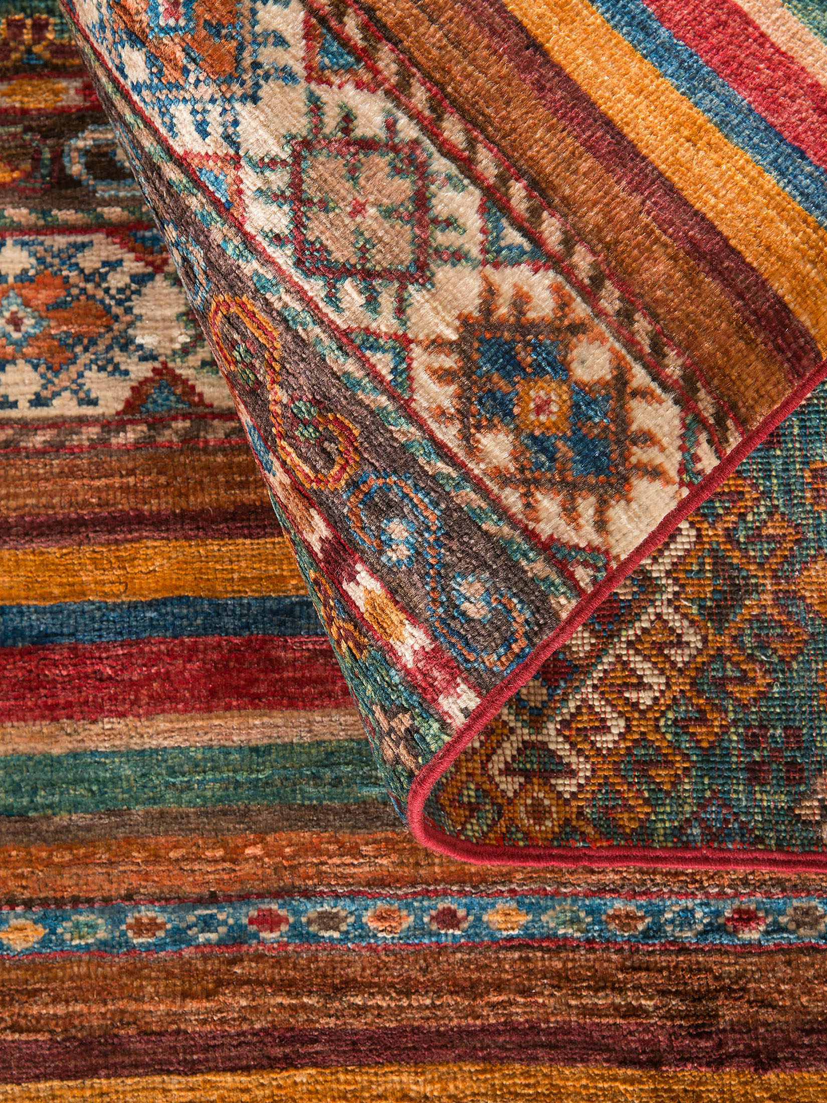 Chobi Schal ca. 80 x 123 cm, Unikat / Einzelstück