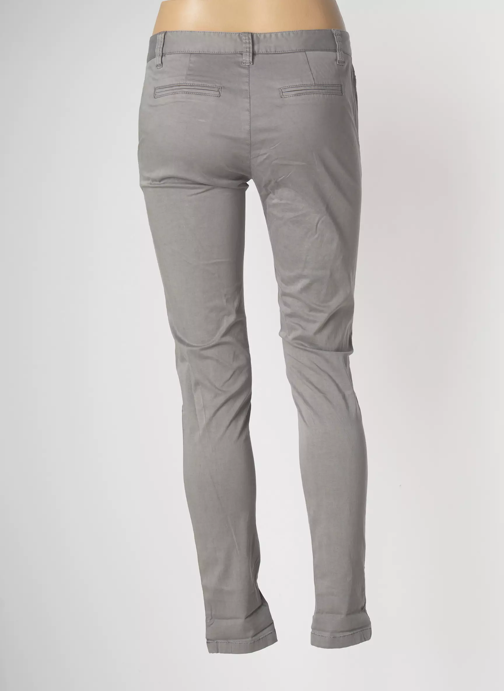 Ddp Pantalons Chino Femme couleur gris