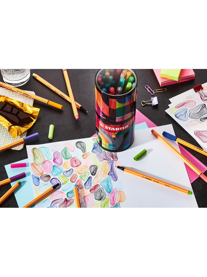 STABILO Fineliner ''point 88 - ARTY'' - 45 Stück günstig kaufen onesize