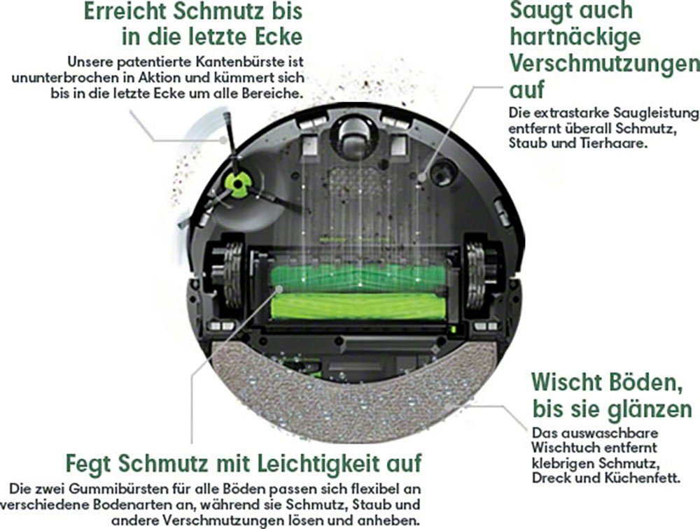 iRobot Saugroboter Roomba Combo j7 (c715840), Saug- und Wischroboter