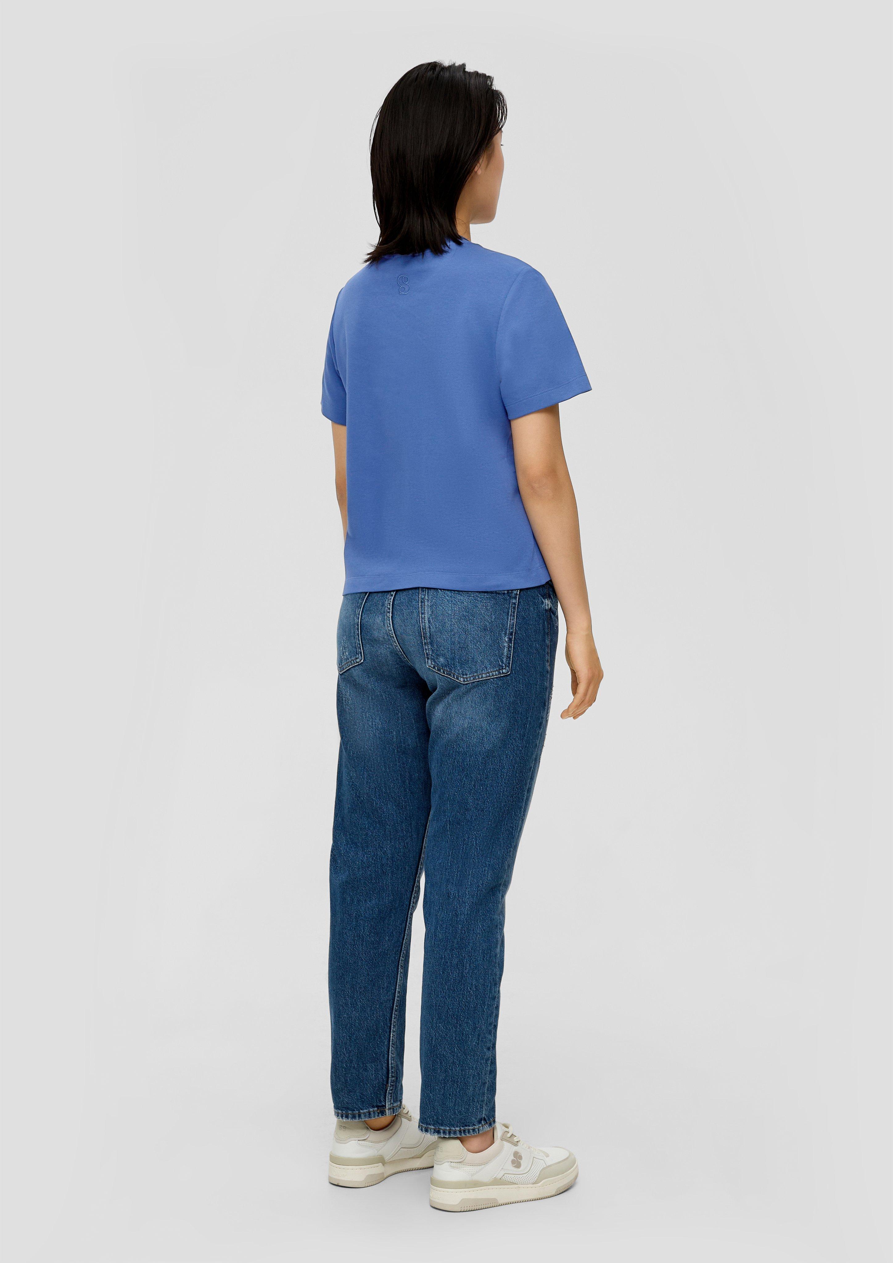 Baumwoll-Shirt mit Logo-Stickerei im Nacken  2139394-5722