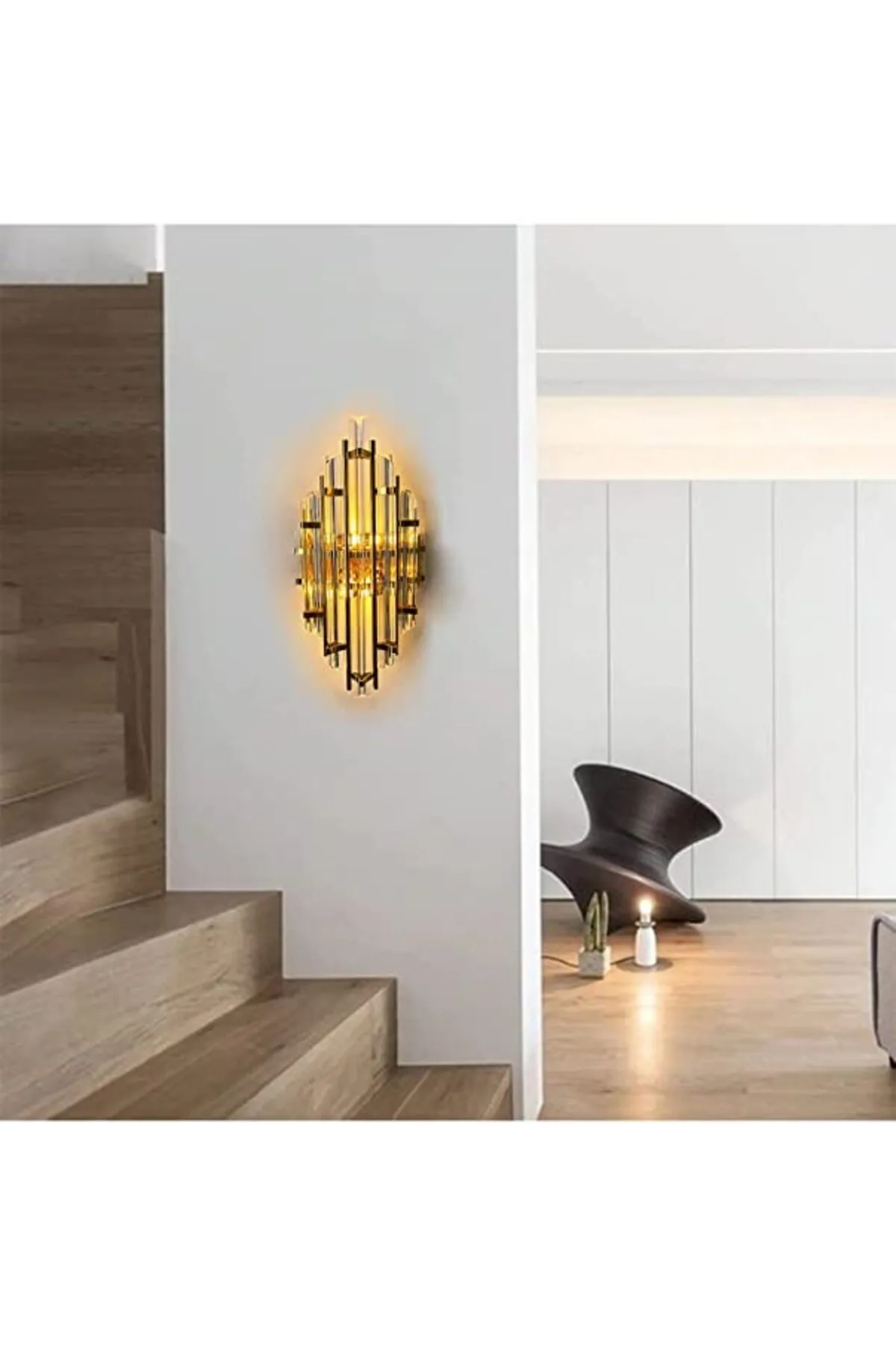Bamyum  Metal & Glas Wandleuchte Innen