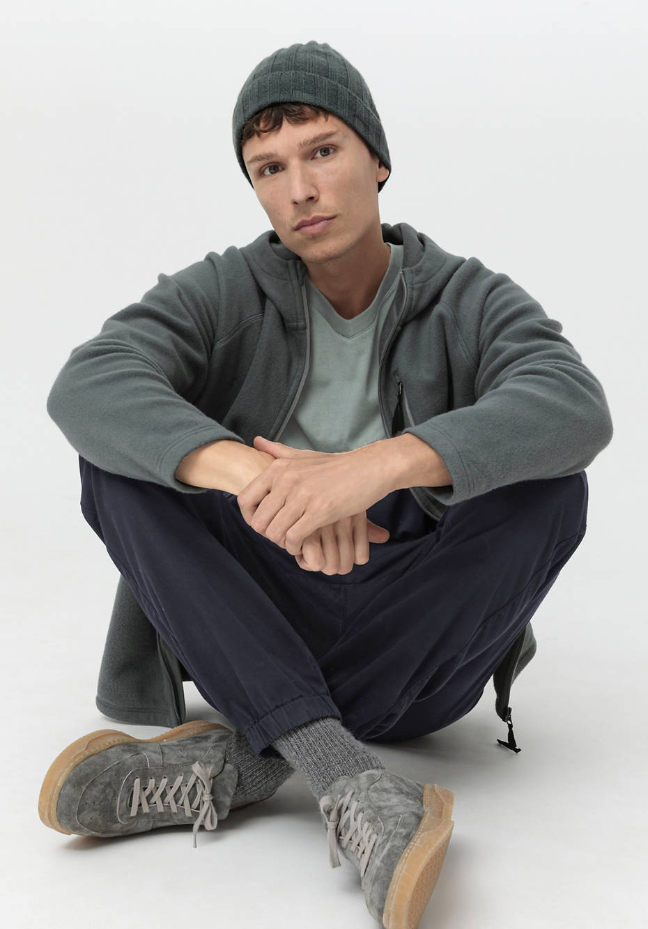 Softfleece-Jacke aus reiner Bio-Baumwolle